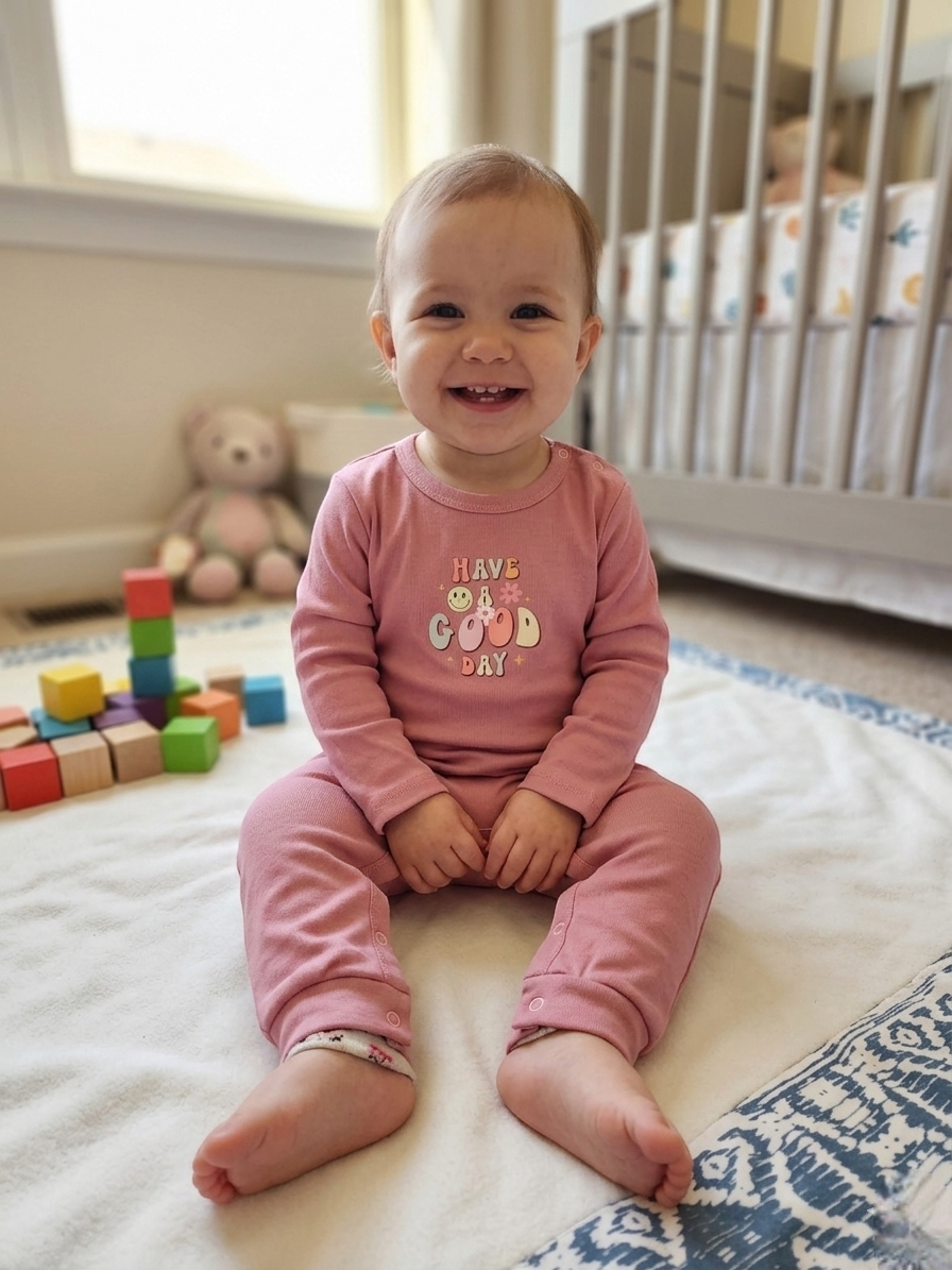 Set Of 1 Piece Comfy Sleep Wear For Baby Cotton 100%