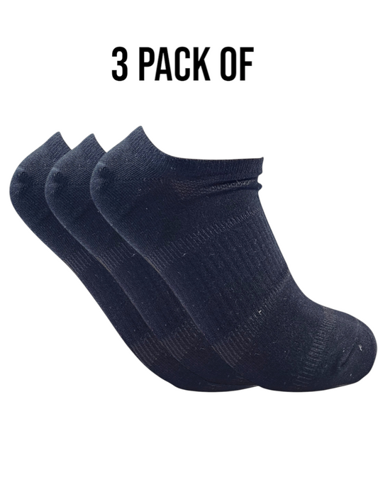 A Pack Of 9 Pieces Contain From ( 9 LowCut Socks) Black For Men&Women